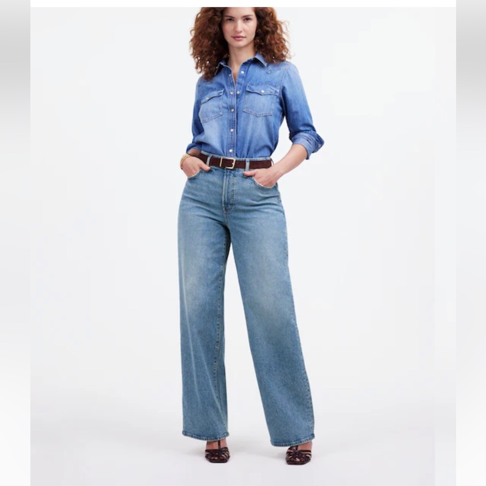 Madewell The Curvy Perfect Vintage Wide-Leg Jean